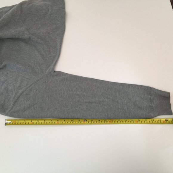 Volcom Hoodie Mens Large Gray Pullover Sweatshirt Kangaroo Pocket Logo Patch - Picture 6 of 10